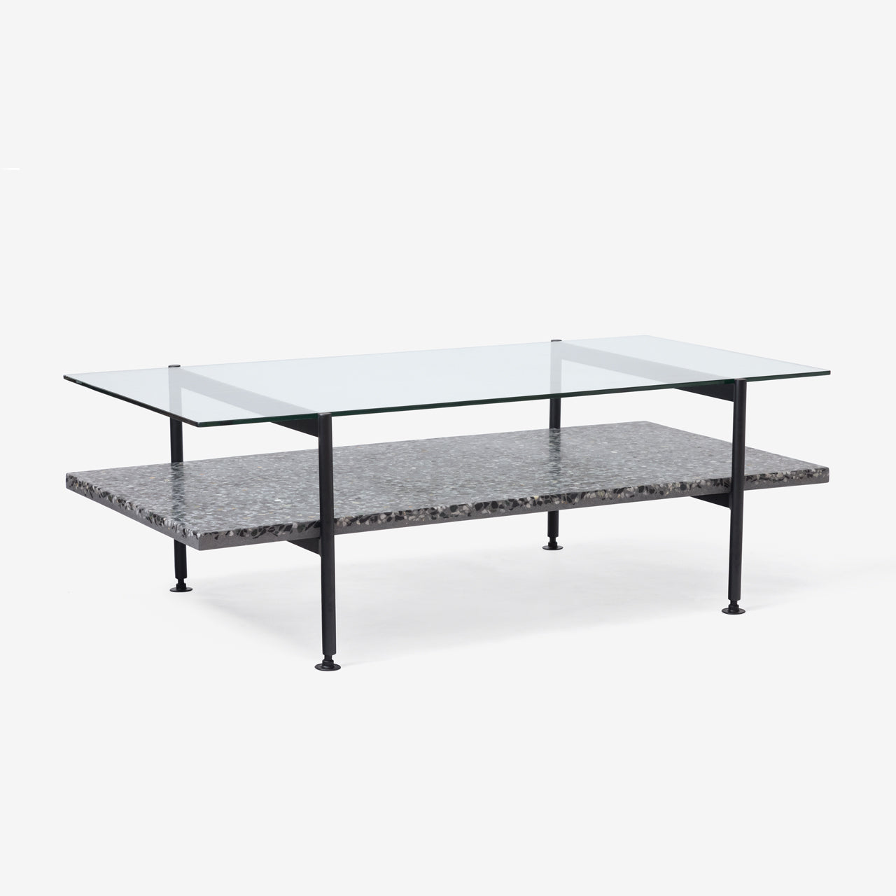 Mesa de Centro Dos Pisos Terrazo