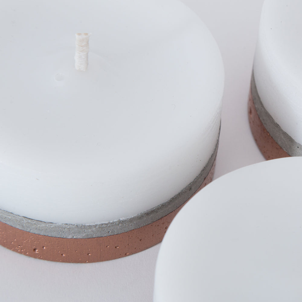 Set Velas Monedones Cobre (3)