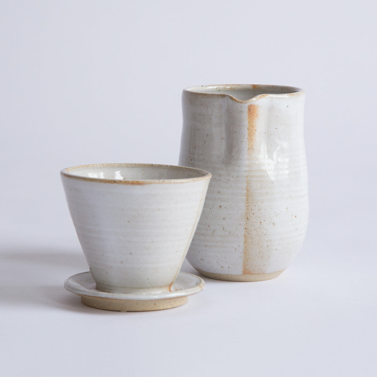 Set Cafetera V60 y Tazas Cerámicas